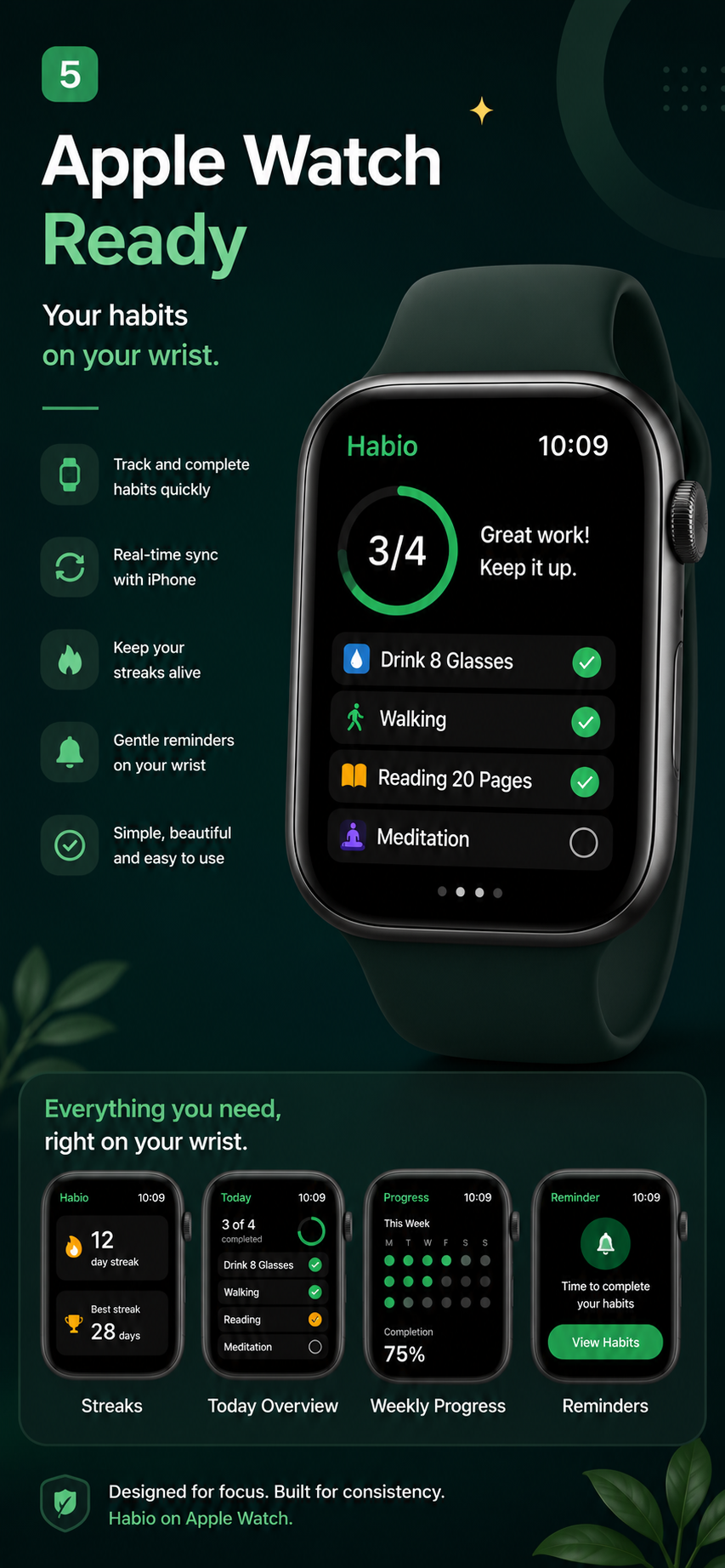 Habio على Apple Watch